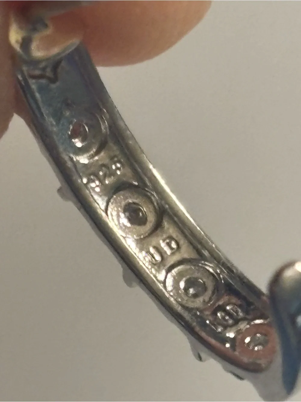 Kohl's 925 Sterling Silver Hoop Earrings with Lab Diamonds